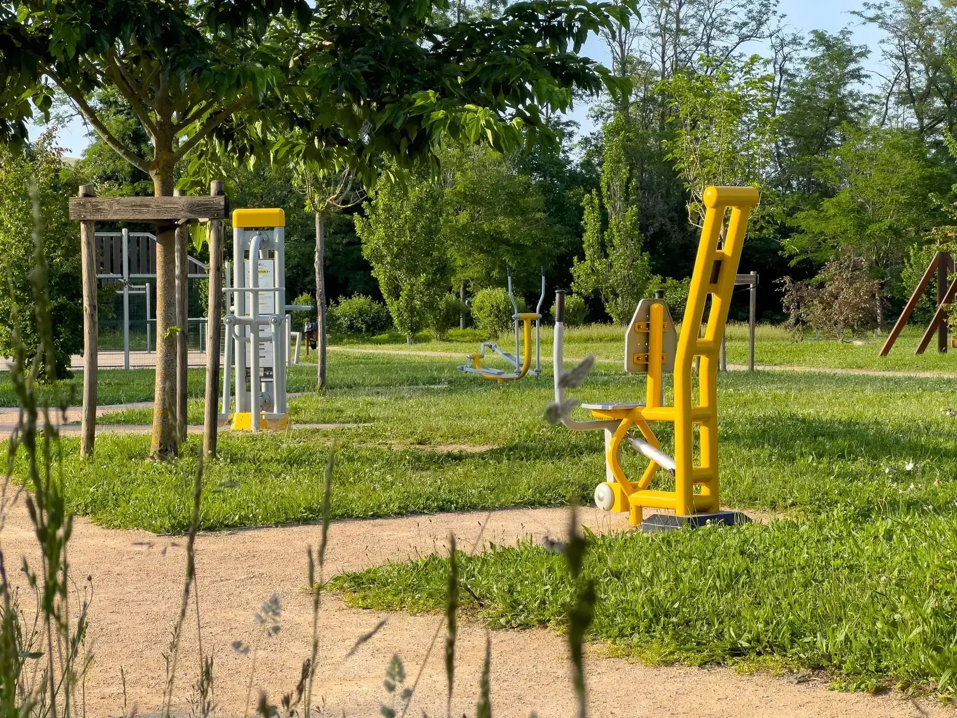 Installation fitness extérieur à Lozanne